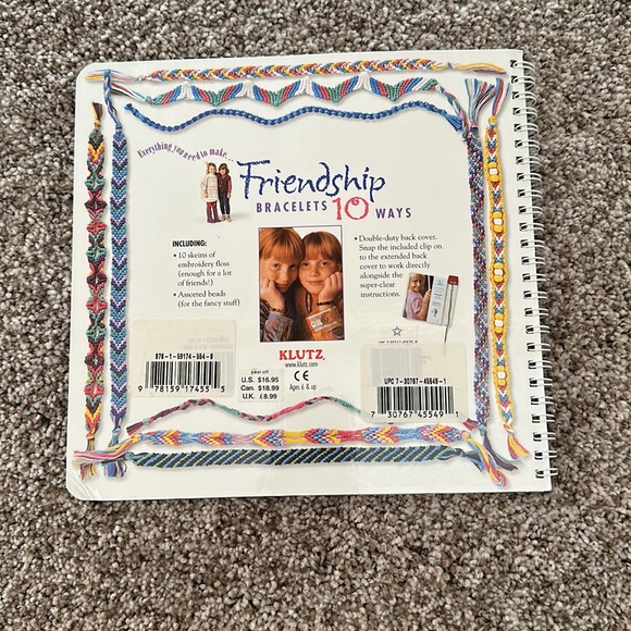 Friendships Bracelet Book + String (“Floss”) - Picture 4 of 7